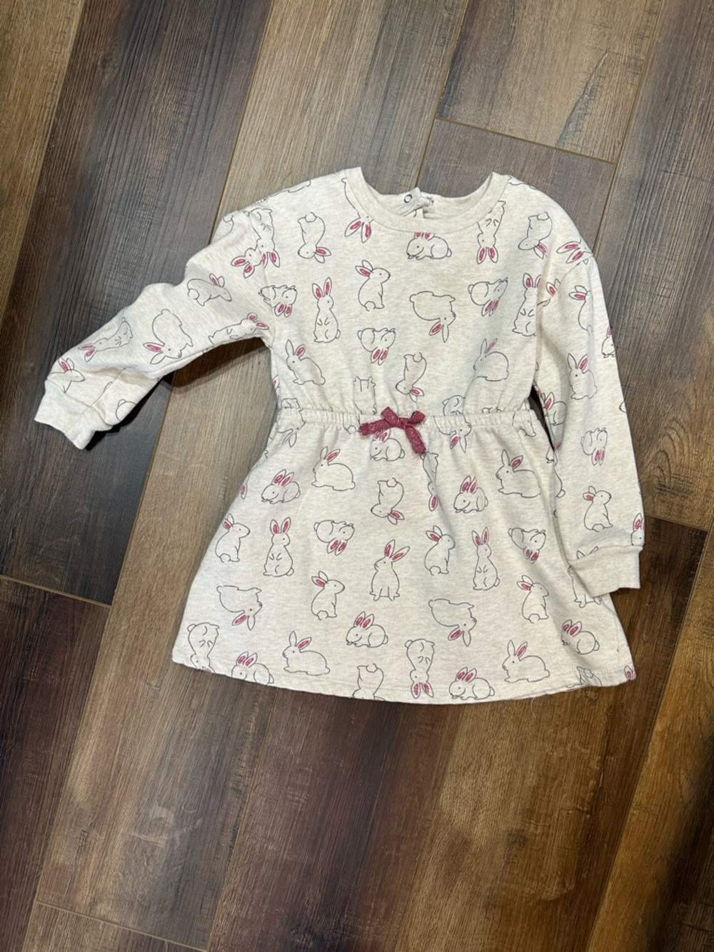 Koala Kids Comfy and Cozy Bunny Sweatshirt Dress